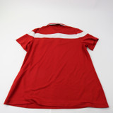 NIU Huskies adidas Climalite Polo Women's Red Used L TOPS-153557