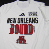 Jacksonville State Gamecocks adidas Short Sleeve Shirt Men's White New-TOPS-153427