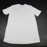 Miami Hurricanes adidas Aeroready Short Sleeve Shirt Men's White/Pink New-TOPS-152956