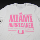 Miami Hurricanes adidas Short Sleeve Shirt Men's Multiple Sizes TOPS-153020
