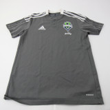 Seattle Sounders FC adidas Polo Men's Gray Used S-TOPS-153568