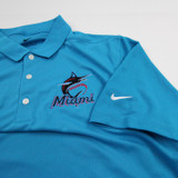 Miami Marlins Nike Polo Men's Teal New L-TOPS-153694