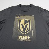 Vegas Golden Knights adidas Creator Short Sleeve Shirt Men's Gray Used XL-TOPS-153543
