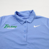 Tulane Green Wave Nike Dri-Fit Polo Women's Light Blue New-TOPS-153937