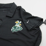 Tulane Green Wave Nike Polo Women's Dark Gray New M-TOPS-153883
