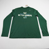 Tulane Green Wave Nike Long Sleeve Shirt Men's New with Tags M TOPS-154131