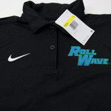 Tulane Green Wave Nike Polo Women's Black New with Tags Multiple Sizes TOPS-154155