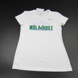 Tulane Green Wave Nike Dri-Fit Short Sleeve Shirt Women's White New S-TOPS-154032