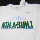 Tulane Green Wave Nike Dri-Fit Short Sleeve Shirt Women's White New S-TOPS-154032