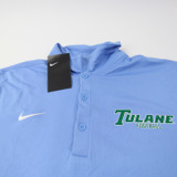 Tulane Green Wave Nike Polo Men's Light Blue New with Tags S TOPS-154297