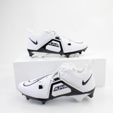 Nike Alpha Menace Football Cleat Men's White New without Box Multiple Sizes CLEA-014395