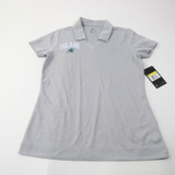 Tulane Green Wave Nike Dri-Fit Polo Women's Light Gray New with Tags S TOPS-154365