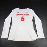 Sacred Heart Pioneers adidas Climacool Game Jersey - Volleyball Women's Used White M-JRSY-009170
