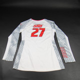 Sacred Heart Pioneers adidas Game Jersey - Volleyball Women's White Used-JRSY-009175