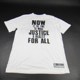 Nike NBA Authentics Dri-Fit Short Sleeve Shirt Men's White Used Multiple Sizes TOPS-154410