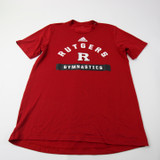 Rutgers Scarlet Knights adidas Short Sleeve Shirt Men's Red Used S-TOPS-154843
