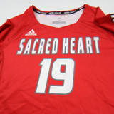 Sacred Heart Pioneers adidas Game Jersey - Volleyball Women's Red Used-JRSY-009176