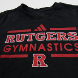 Rutgers Scarlet Knights adidas Short Sleeve Shirt Men's Black Used S TOPS-154877