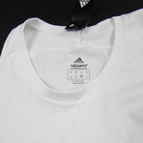 adidas Techfit Compression Top Men's White New with Tags Multiple Sizes TOPS-154915
