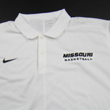 Missouri Tigers Nike Dri-Fit Polo Men's White Used XL-TOPS-154942