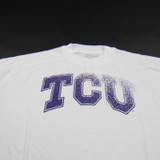 TCU Horned Frogs Nike Dri-Fit Long Sleeve Shirt Women's White New with Tags S TOPS-155296