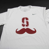 Stanford Cardinal Nike Dri-Fit Short Sleeve Shirt Women's White Used M-TOPS-155154