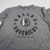 Dallas Mavericks Fanatics Short Sleeve Shirt Men's Gray/Heather Used-TOPS-155323