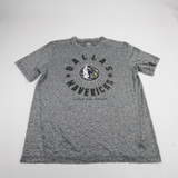Dallas Mavericks Fanatics Short Sleeve Shirt Men's Gray Used Multiple Sizes TOPS-155323