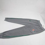 Miami Hurricanes adidas Athletic Pants Women's Gray New S-PNTS-032087