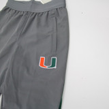 Miami Hurricanes adidas Athletic Pants Women's Gray New S-PNTS-032087