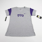 TCU Horned Frogs Nike Dri-Fit Short Sleeve Shirt Women's New with Tags S TOPS-155330