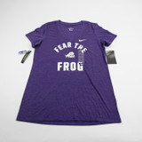 TCU Horned Frogs Nike Nike Tee Short Sleeve Shirt Women's New with Tags S TOPS-155331
