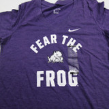 TCU Horned Frogs Nike Nike Tee Short Sleeve Shirt Women's New with Tags S TOPS-155331