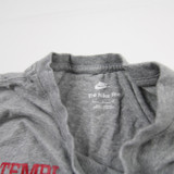 Temple Owls Nike Nike Tee Short Sleeve Shirt Men's Gray/Heather Used S-TOPS-155353
