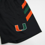 Miami Hurricanes adidas Practice Shorts Women's Black/Orange Used-SHOR-033801
