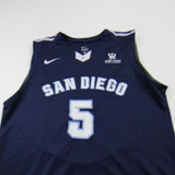 San Diego Toreros Nike Game Jersey - Basketball Women's Navy Used L-JRSY-009220