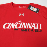 Cincinnati Bearcats Under Armour HeatGear Long Sleeve Shirt Men's Red New-TOPS-155611