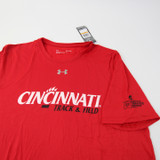 Cincinnati Bearcats Under Armour HeatGear Short Sleeve Shirt Multiple Sizes TOPS-155766