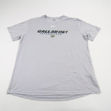Gallaudat Bison Under Armour Short Sleeve Shirt Men's Gray Used L TOPS-155810