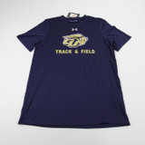 Gallaudat Bison Under Armour Short Sleeve Shirt Men's Navy New with Tags S TOPS-155843