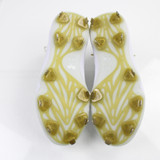 Under Armour Glyde Softball Cleat Women's White/Gold New without Box 7-CLEA-014472