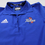 Tulsa Golden Hurricane adidas Polo Women's Blue Used L TOPS-155855