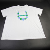 Tulane Green Wave Nike Dri-Fit Short Sleeve Shirt Men's White New 3XL-TOPS-154025