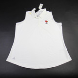 Louisville Cardinals adidas Polo Women's Off-White Used XL TOPS-155109