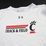 Cincinnati Bearcats Under Armour HeatGear Long Sleeve Shirt Women's White New S-TOPS-155583