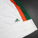 Miami Hurricanes adidas Practice Shorts Women's White/Orange Used S-SHOR-033879