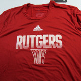 Rutgers Scarlet Knights adidas Short Sleeve Shirt Men's Multiple Sizes TOPS-156249