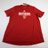 Rutgers Scarlet Knights adidas Short Sleeve Shirt Men's Multiple Sizes TOPS-156249