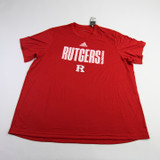 Rutgers Scarlet Knights adidas Short Sleeve Shirt Men's Multiple Sizes TOPS-156253