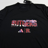 Rutgers Scarlet Knights adidas Short Sleeve Shirt Men's New with Tags 2XLT TOPS-156241